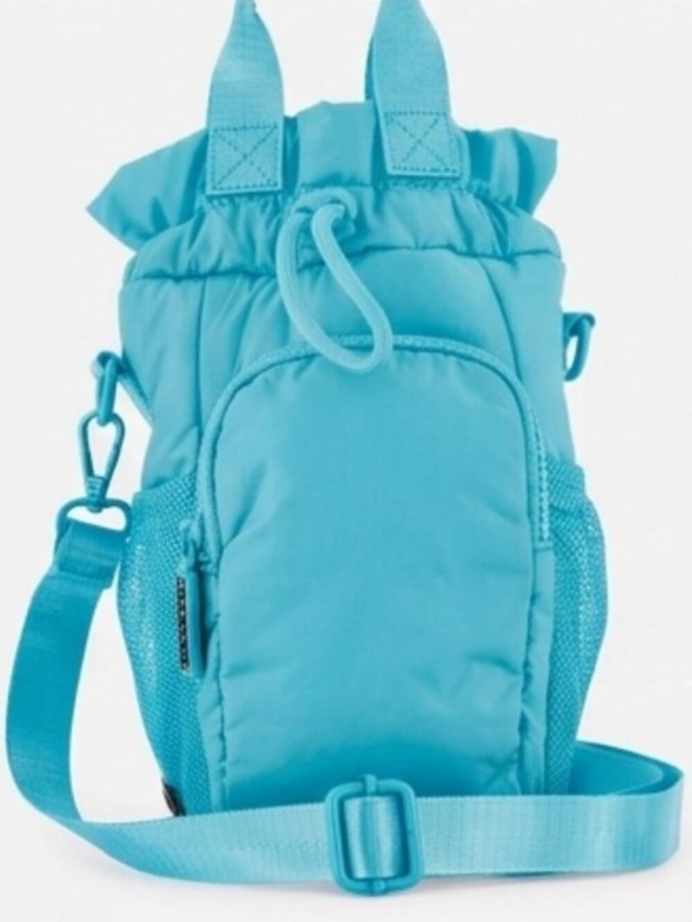 Wildfox Turquoise Drawstring Crossbody Sling Bag